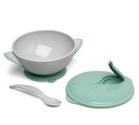Kiokids Set Bol Et Cuillère Couleur Sage 300ml