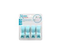 Kiokids Set de pinces en mousseline en bleu 4 pièces