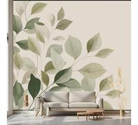 Kioldoq Papier Peint Panoramique Motif Feuilles, Stickers Meuble Motif Botanique, Papier Peint Autocollant Plante Nature Autocollant Meuble Pour Salon Chambre Decoration Cuisine 100x70 cm