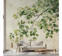 Kioldoq Papier Peint Panoramique Plante Nature, Stickers Meuble Motif Feuilles, Papier Peint Autocollant Motif Botanique Autocollant Meuble Pour Salon Chambre Decoration Cuisine 100x70 cm