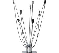 Kiom Milano Lampe de sol à 8 ampoules LED pour E14 Chromé 85 x 55 cm