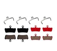 KiooS 4 Paires de Plaquettes de Frein à Disque en résine/céramique/Tout métal/Fit pour Guide RSC/RS/R Avid XO E7 E9 Trail VTT plaquette de Frein hydraulique pièce de Frein(2 Ceramic-2 Resin)