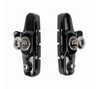 KiooS Plaquettes de Frein de vélo de Route plaquette de Frein en Caoutchouc 1 Paire Bloc de Frein de Route Support de freinage Chaussures Cycle Frein Sabot Partie vélo pièce de Frein(Black)