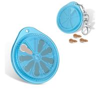 Kiorafoto Étui rotatif pour piles auditives 312 Bleu