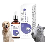 Kioriur Détachant pour les yeux de chiens, chats, animaux domestiques, lavage des yeux de chien | 30 ml élimine en douceur les yeux, empêche les taches, réduit les taches et réduit les taches pour la