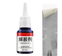 Kioriur Dissolvant de colle à autocollants, dissolvant de colle instantanée, pour acrylique, verre, métal, 20 g, dissolvant de colle professionnel