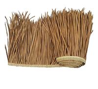 kiosbibi Toit de Palme Panneaux Paille Palme Rouleau pour Toiture,2e Génération Ne Baissera Pas Les Feuilles,Postuler à Hawaïen Parasol Abri Jardin Gazebo par(Size:19.6''H*39.3''L,Color:Jaune C)