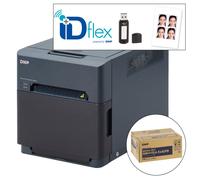 Kiosk photo identité DNP avec imprimante thermique QW410 + Dongle ID+Flex + 1 consommable Premium Digital pour 220 tirages (DPQW1120PD)