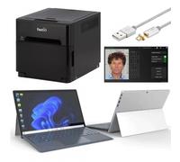 Kiosk photo identité FastID Wifi - Imprimante CZ-01 + tablette W14 + Câble magnétique