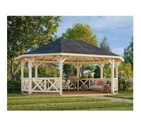 Kiosque de jardin Betty en bois - PALMAKO - 465x615 cm - 25 m²