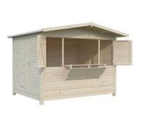 Kiosque de jardin Marian Palmako bois surface totale 6,2m²