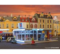 Kiosque Moderne Avec Éclairage LED Kit Kibri HO/OO Échelle 39008