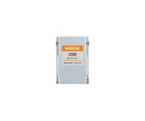 Kioxia CD8-V 12.8To SSD NVMe 2.5" PCIe 4.0 BiCS FLASH TLC - Lecture 6600 Mo/s Écriture 6000 Mo/s - 1050K/380K IOPS - 1 DWPD