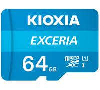 Kioxia Carte microSD Exceria 64 Go U1 Classe 10