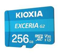 Kioxia Exceria G2 MicroSDXC 256GB UHS-III U3 A1 V30 Clase 10 + Adaptador SD