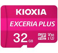 Kioxia EXCERIA PLUS Carte microSDHC 32 GB A1 Application Performance Class, UHS-I, v30 Video Speed Class Standard de puissance A1