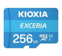 KIOXIA Exceria SD MicroSD Memory Card 256GB 100MB/s Full HD Recording UHS Speed Class 1