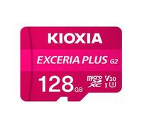 Kioxia Adaptateur Micro SD Exceria Plus G2 128 Go UHS-I C10 CON