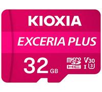 Kioxia EXCERIA PLUS Carte microSDHC 32 GB A1 Application Performance Class, UHS-I, v30 Video Speed Class Standard de puissance A1