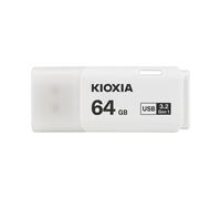 Kioxia TransMemory U301 64 Go USB 3.2 Gen 1 Type-A Blanc - Dimensions 51.4x21.4x8.4 mm, Poids 8g, Compatible macOS/Windows