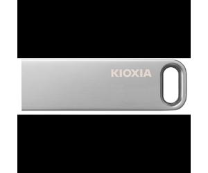 Kioxia TransMemory U366 64 Go USB Type-A 3.2 Gen 1 Gris - Dimensions 39x12.2x4.3mm, Corps en métal, Compatible Windows/macOS, Conforme RoHS