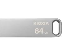 KIOXIA TransMemory U366 USB Flash Drive 64GB 3.0 USB File Transfer on PC/Mac, Metal