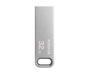 KIOXIA TransMemory U366 USB Flash Drive 32GB 3.0 USB File Transfer on PC/Mac, Metal