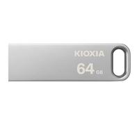 KIOXIA TransMemory U366 USB Flash Drive 64GB 3.0 USB File Transfer on PC/Mac, Metal