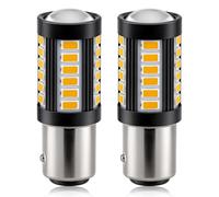 Kioylmo Ampoules LED P21/5W BAY15D Ambre 12-30 V, 3.6W, Lot de 2
