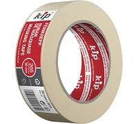 Kip - Ruban adhésif de masquage fin en papier crêpé 205-35 - Masking tape idéal pour les travaux de peinture en intérieur - Dimensions : 36mm x 50m - Couleur nature