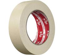 Kip - Ruban adhésif de masquage fin en papier crêpé 301-30 - Masking tape idéal pour les travaux de masquage en intérieur - Dimensions : 30mm x 50m - Couleur nature