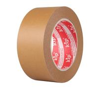 Kip Ruban papier 48mm x 50m - Ruban adhésif d'emballage solide en papier kraft - Composé de 60% de matières premières naturelles et de 30% de fibres recy s. Certifié FSC
