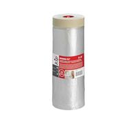 Kip Tape 232-25 Masker avec ruban de masquage - film de masquage avec ruban crêpe pour peindre et vernir - protection contre les taches de peinture - 2600mm x 25m