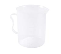 Kipebep R Becher de Mesure 250mL Recipient gradue Clair Blanc Plastique Tasse