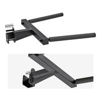 Kipika Barre de dips en forme de Y pour cage électrique de 5,1 x 5,1 cm avec trou de 2,5 cm - Accessoires de barre de musculation pour salle de sport à domicile - Accessoires de rack de musculation