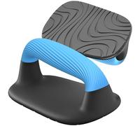 Kipika Barres de pompes, supports de pompes, poignées antidérapantes en plastique souple, coussinet antidérapant inférieur, parfait pour les exercices d'entraînement au sol（bleu）