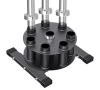 Kipika Support d'haltères pivotant - Support de barre rotatif à base plate de 5,1 cm pour barre olympique, support en acier pour garage, maison, salle de sport commerciale