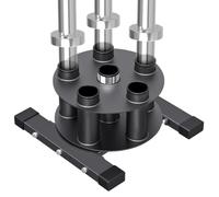 Kipika Support d'haltères pivotant - Support de barre rotatif à base plate de 5,1 cm pour barre olympique, support en acier pour garage, maison, salle de sport commerciale