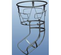 Kipika Système de retour de basket-ball réglable à 360° - Entraîneur de rebond à connexion rapide pour paniers de basket-ball de 45,7 cm | Fixation de retour de balle avec rail en acier robuste pour
