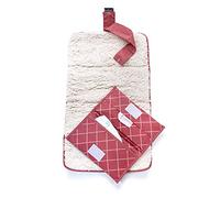 KipKep Napper Combi Kit à langer | Dusty Clay | Kit à langer compact pour les déplacements | Matelas à langer et étui à couches