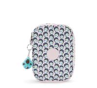 Kipling 100 Pens Grand étui à Crayons, Pochettes, étuis, Geo Shell (Bleu)