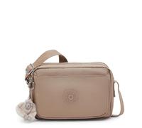 Kipling Abanu M Sac Bandoulière, Sac à Main Moyen Léger avec Compartiments Zippés Multiples, Bandoulière Réglable & Sac de Voyage Quotidien Résistant - Tan Beige
