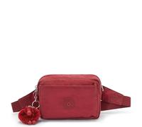 Kipling ABANU Multi, Petit Sac à bandoulière Convertible en Sac de Taille (avec Bretelles Amovibles), 8 x 80 x 38 cm, Funky Red (Rouge)