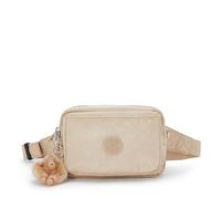 KIPLING Abanu Multi Petit Sac à Bandoulière Convertible en Sac de Taille, Sparkled Beige (Beige)