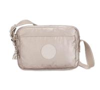 Kipling ABANU Petit sac à bandoulière, Metallic Glow (Argent)