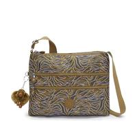 Kipling Alvar, Sac à bandoulière de Taille Moyenne, 4.5 x 80 x 38 cm, Undersea Leaves (Vert)