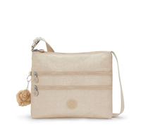 KIPLING Alvar Sac à Bandoulière de Taille Moyenne, Sparkled Beige (Beige)