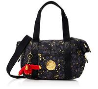 Kipling Art Mini, Cartables femme, Multicolore (Grey Gold Fl), 34x21x18.5 cm (B x H T)
