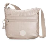 Kipling ARTO Sac à bandoulière de taille moyenne, Metallic Glow (Argent)