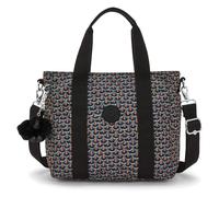 Kipling ASSENI Mini Petit fourre-Tout, Fourre-Tout, Geo Feather (Noir)